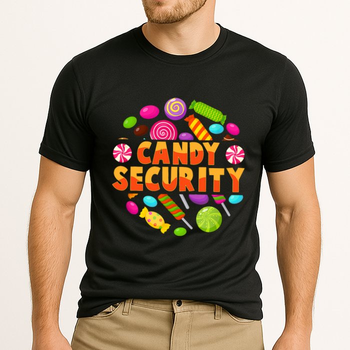 Candy Security Funny Candy Land Costume Candyland Party Cooling Performance Crew T-Shirt