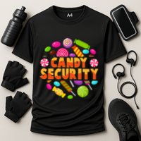 Candy Security Funny Candy Land Costume Candyland Party Cooling Performance Crew T-Shirt