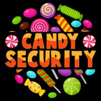 Candy Security Funny Candy Land Costume Candyland Party Cooling Performance Crew T-Shirt