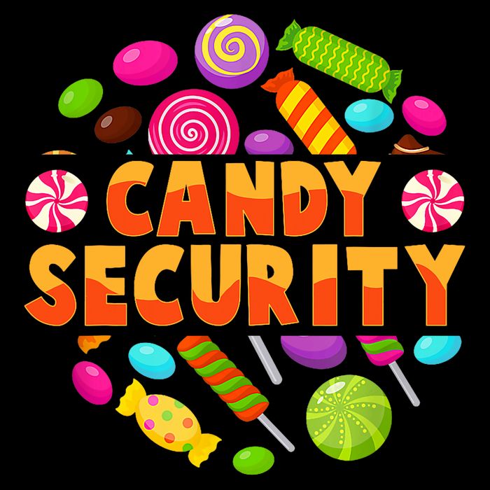 Candy Security Funny Candy Land Costume Candyland Party Cooling Performance Crew T-Shirt