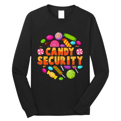 Candy Security Funny Candy Land Costume Candyland Party Long Sleeve Shirt