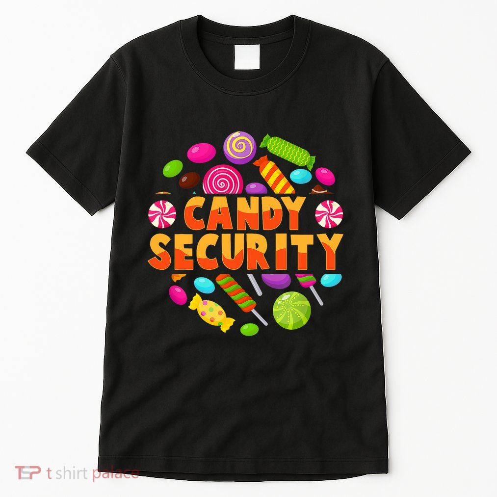 Candy Security Funny Candy Land Costume Candyland Party Tall T-Shirt