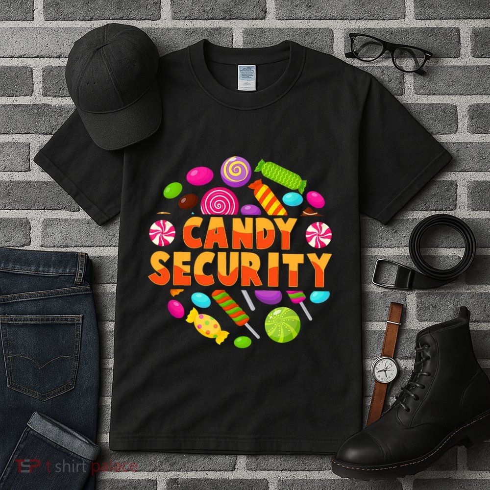Candy Security Funny Candy Land Costume Candyland Party Tall T-Shirt