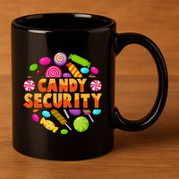 Candy Security Funny Candy Land Costume Candyland Party 11oz C Handle Ceramic Mug