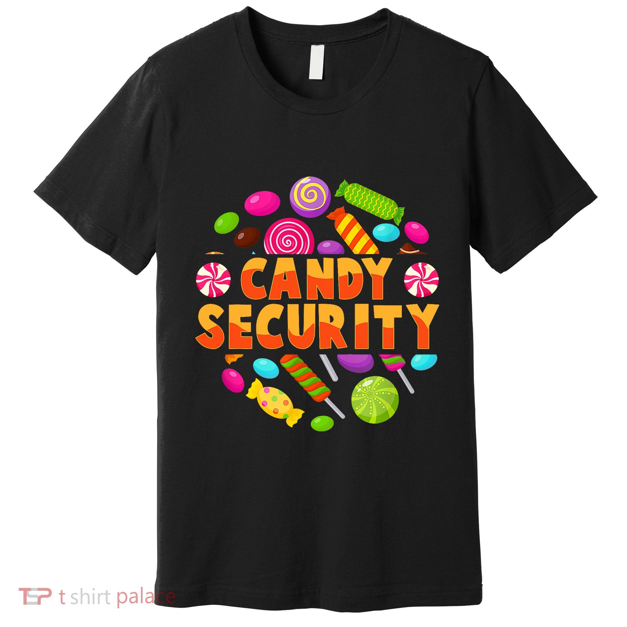 Candy Security Funny Candy Land Costume Candyland Party Premium T-Shirt