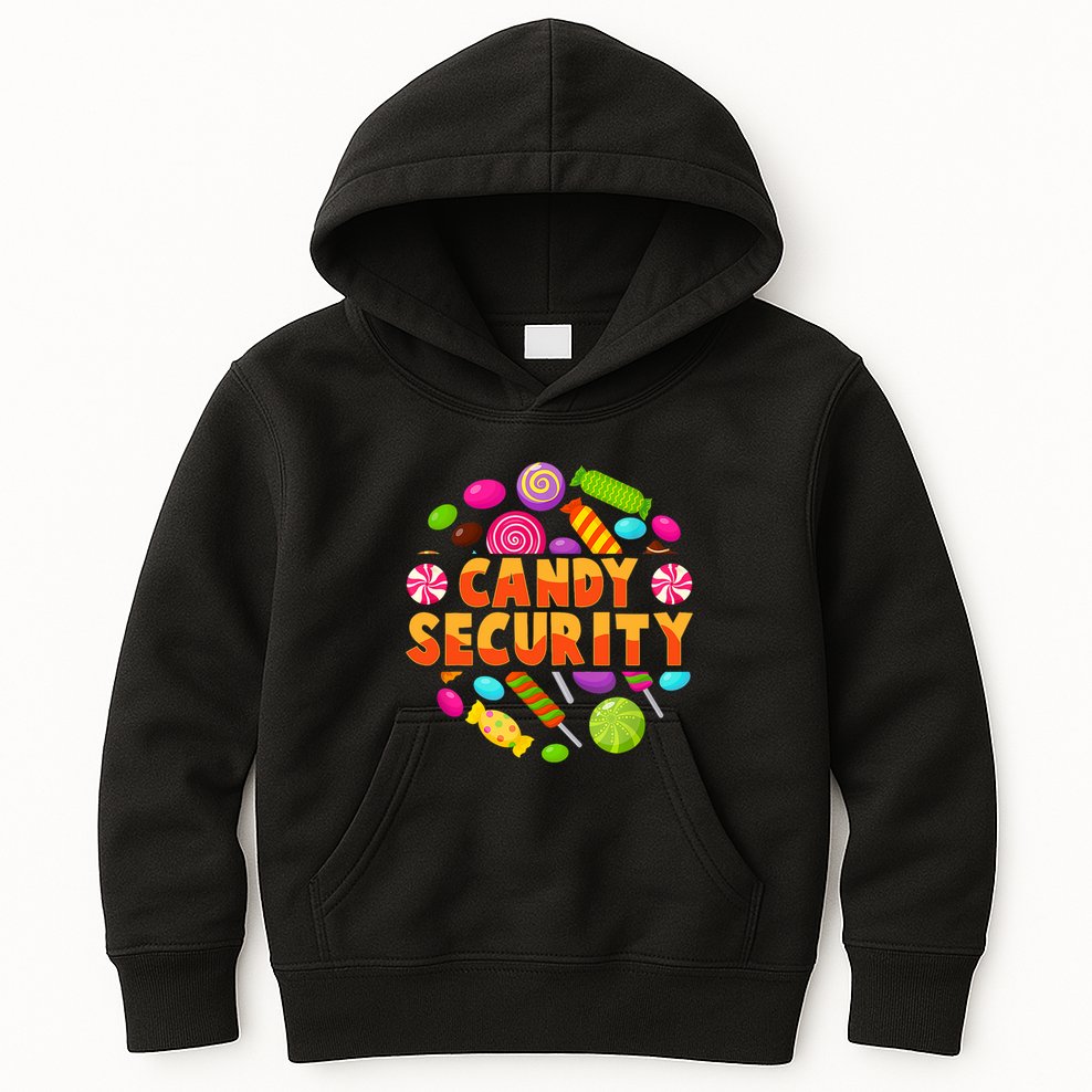 Candy Security Funny Candy Land Costume Candyland Party Kids Hoodie