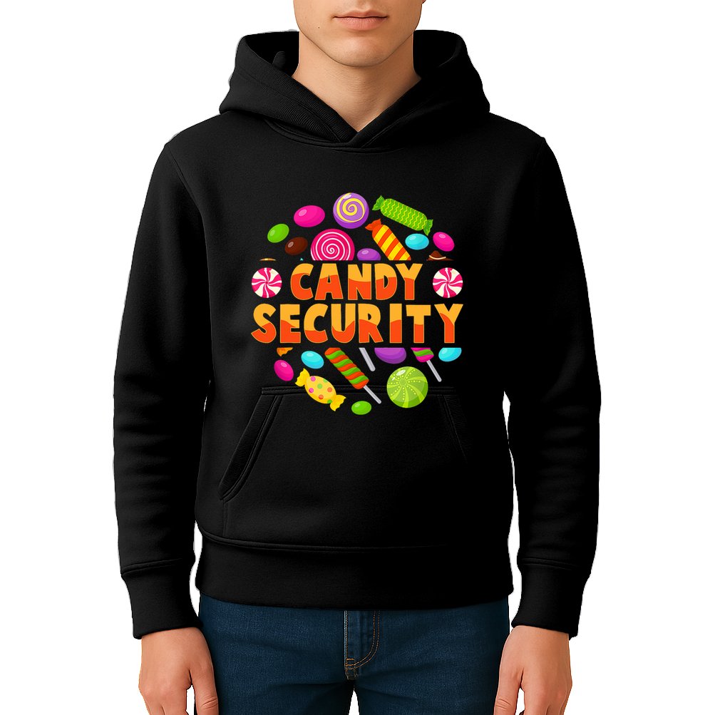 Candy Security Funny Candy Land Costume Candyland Party Kids Hoodie