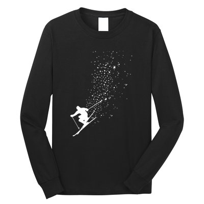 Cool Ski Freestyle Skiing Winter Sports Skier Freeski Gift Long Sleeve Shirt