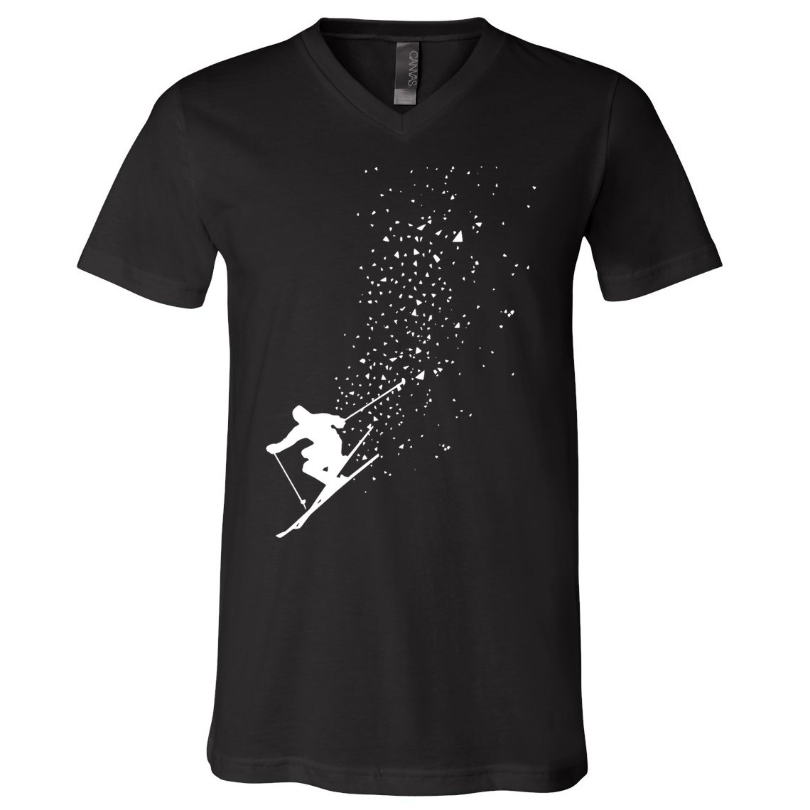 Cool Ski Freestyle Skiing Winter Sports Skier Freeski Gift V-Neck T-Shirt