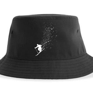 Cool Ski Freestyle Skiing Winter Sports Skier Freeski Gift Sustainable Bucket Hat