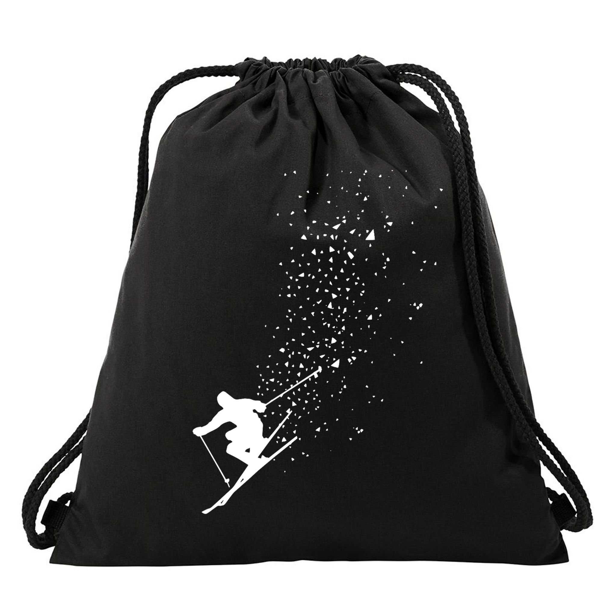 Cool Ski Freestyle Skiing Winter Sports Skier Freeski Gift Drawstring Bag