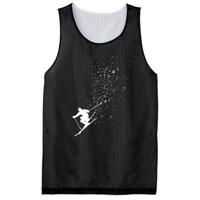 Cool Ski Freestyle Skiing Winter Sports Skier Freeski Gift Mesh Reversible Basketball Jersey Tank