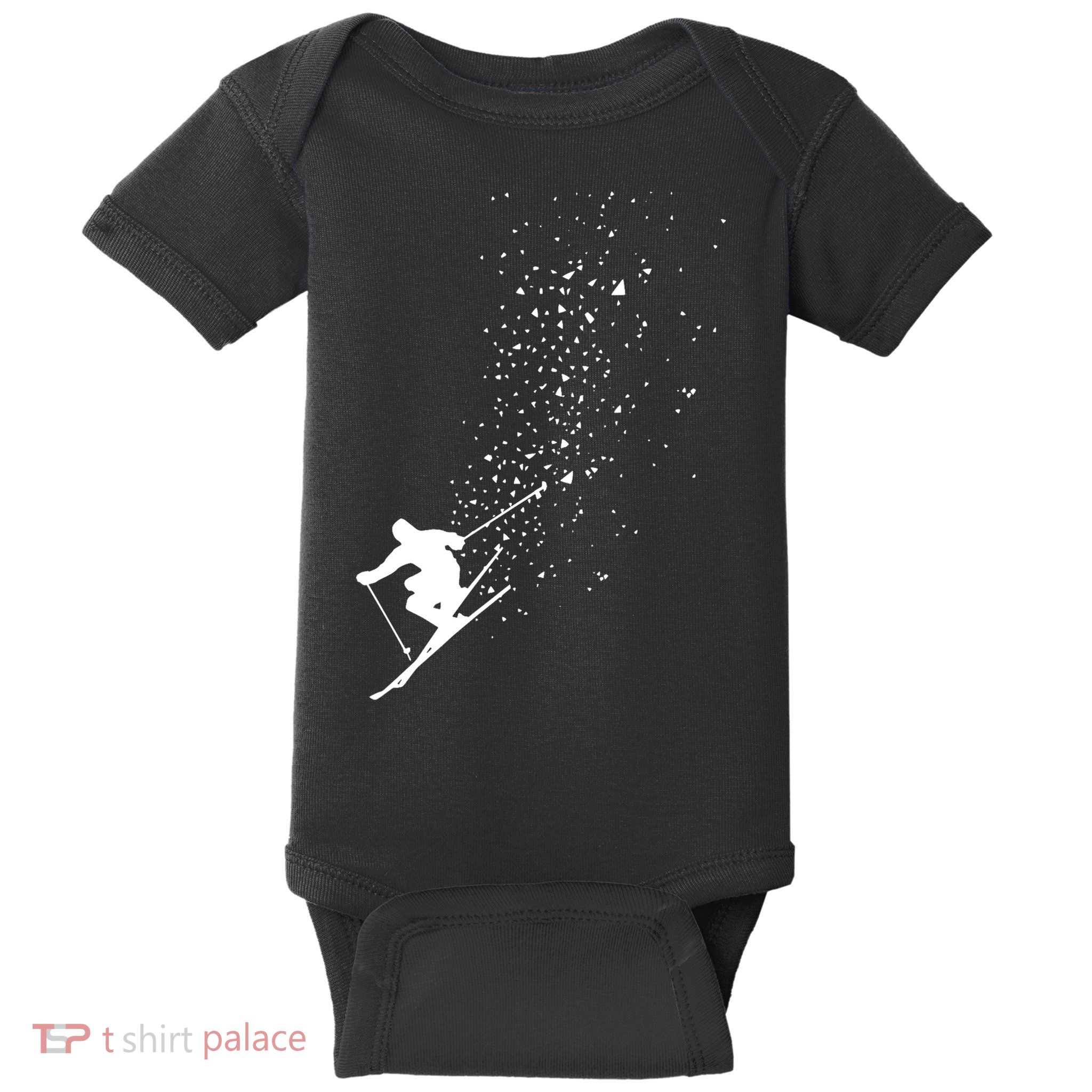 Cool Ski Freestyle Skiing Winter Sports Skier Freeski Gift Baby Bodysuit
