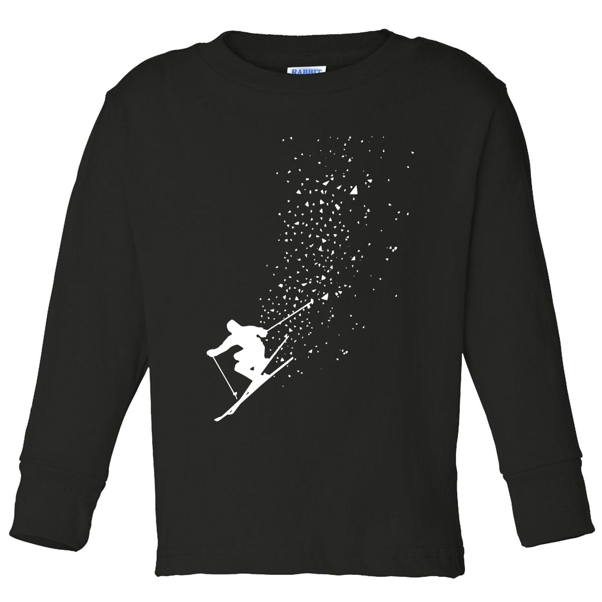 Cool Ski Freestyle Skiing Winter Sports Skier Freeski Gift Toddler Long Sleeve Shirt