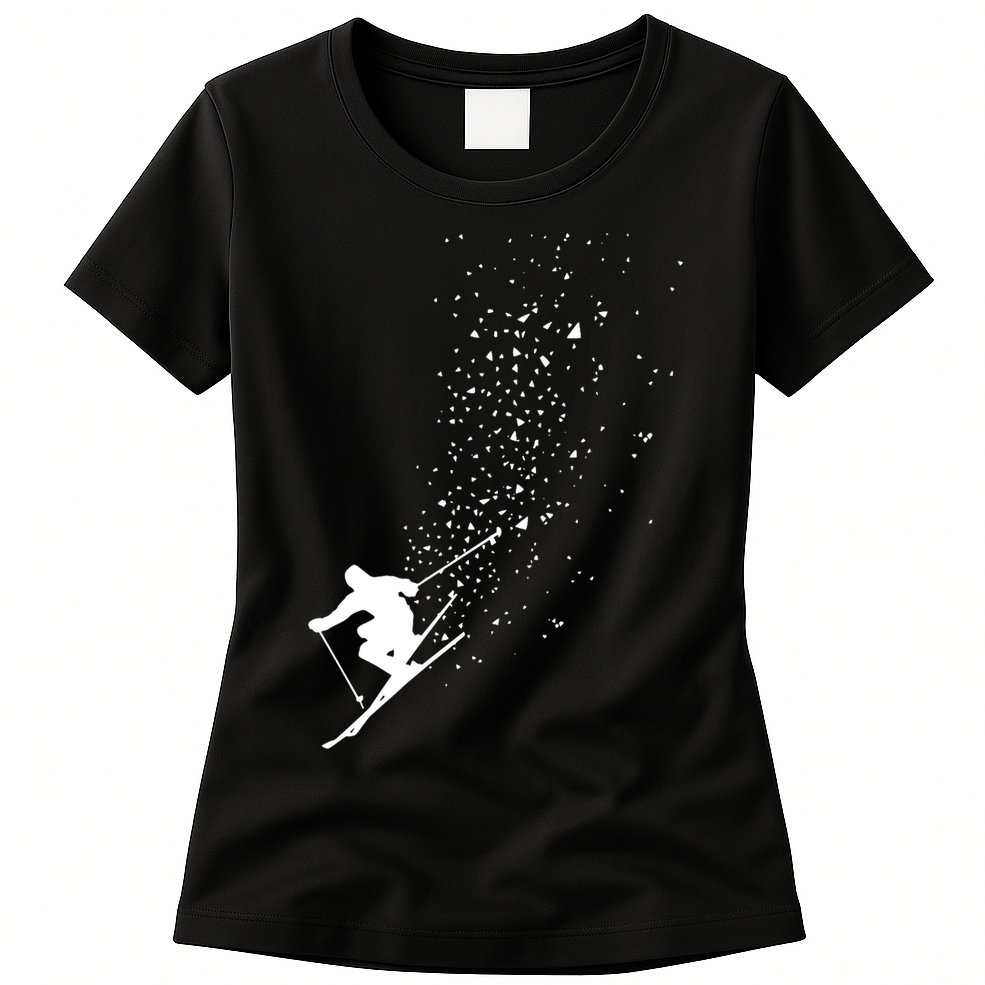 Cool Ski Freestyle Skiing Winter Sports Skier Freeski Gift Womens T-Shirt