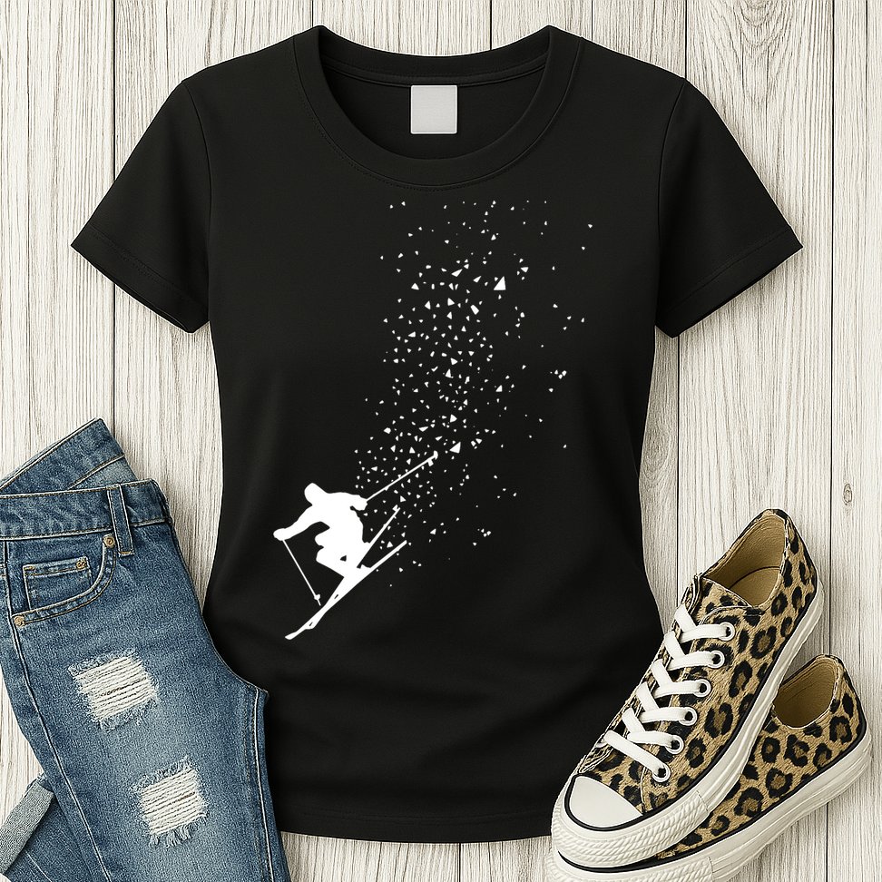 Cool Ski Freestyle Skiing Winter Sports Skier Freeski Gift Womens T-Shirt