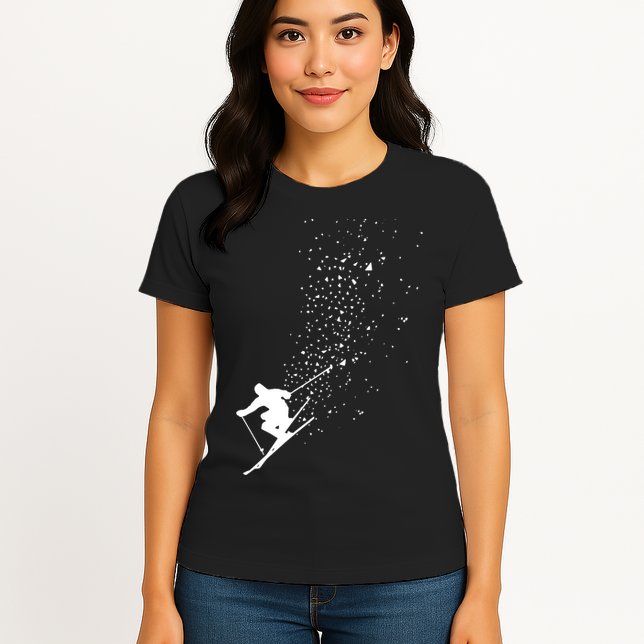 Cool Ski Freestyle Skiing Winter Sports Skier Freeski Gift Womens T-Shirt