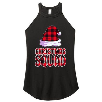Christmas Squad Family Group Matching Women's Perfect Tri Rocker Tank