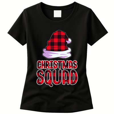 Christmas Squad Family Group Matching Womens T-Shirt