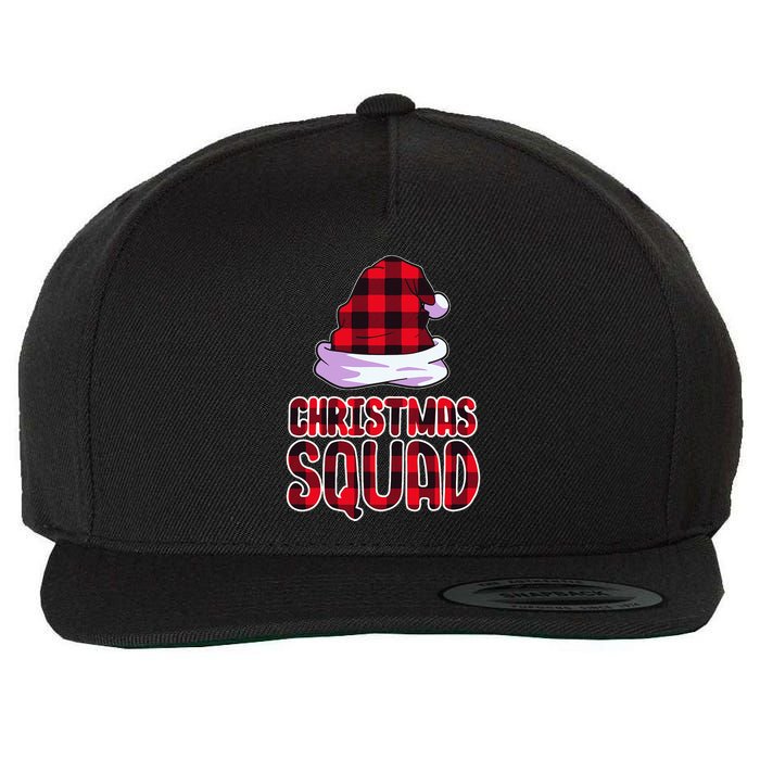 Christmas Squad Family Group Matching Wool Snapback Cap