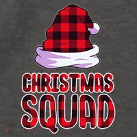 Christmas Squad Family Group Matching Vector Backpack