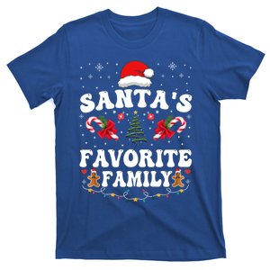 Christmas SantaS Favorite Family Xmas Family Gift T-Shirt