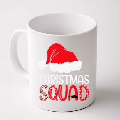 Christmas Squad Family Group Matching Santa Hat Xmas Coffee Mug