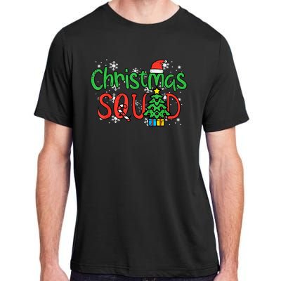 Christmas Squad Family Xmas Crew Adult ChromaSoft Performance T-Shirt