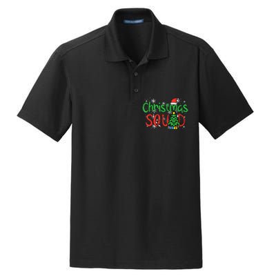 Christmas Squad Family Xmas Crew Dry Zone Grid Polo