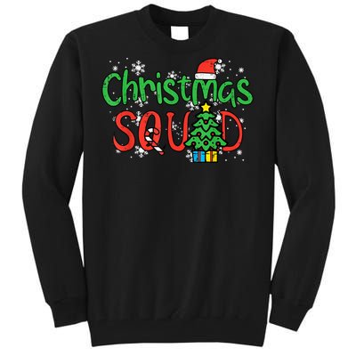 Christmas Squad Family Xmas Crew Tall Sweatshirt