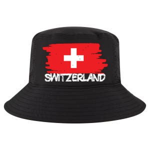 Cool Switzerland Flag Cool Comfort Performance Bucket Hat