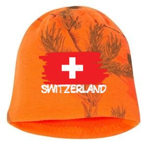 Cool Switzerland Flag Kati - Camo Knit Beanie