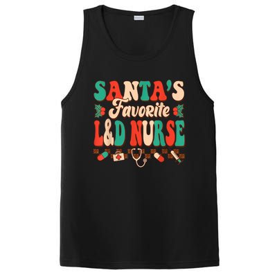 Christmas Santas Favorite L&D Nurse Labor Delivery Nurse PosiCharge Competitor Tank