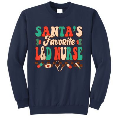 Christmas Santas Favorite L&D Nurse Labor Delivery Nurse Sweatshirt