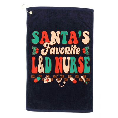 Christmas Santas Favorite L&D Nurse Labor Delivery Nurse Golf Towel