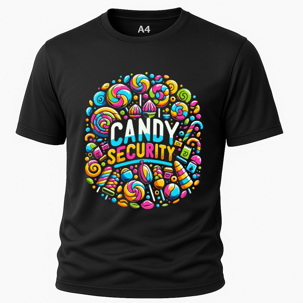 Candy Security Funny Candy Land Costume Candyland Party Cooling Performance Crew T-Shirt