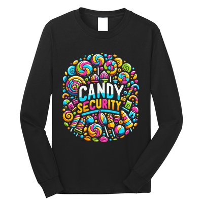 Candy Security Funny Candy Land Costume Candyland Party Long Sleeve Shirt
