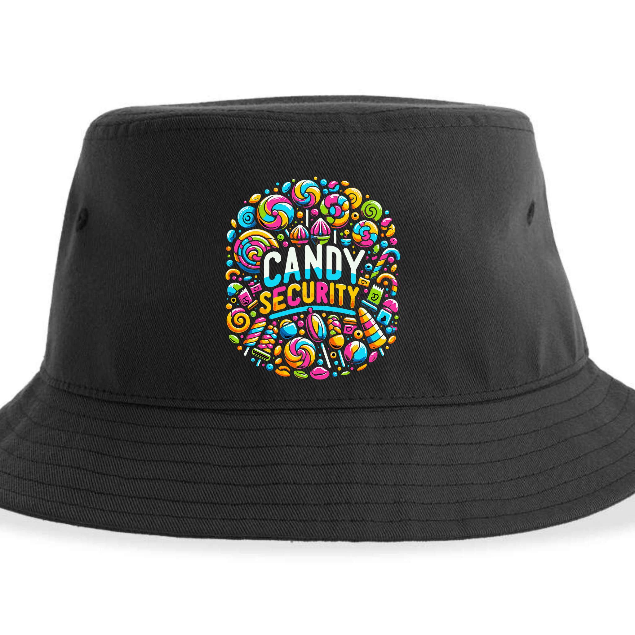 Candy Security Funny Candy Land Costume Candyland Party Sustainable Bucket Hat