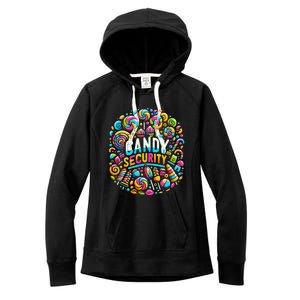 Candy Security Funny Candy Land Costume Candyland Party Women's Fleece Hoodie