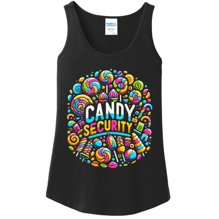 Candy Security Funny Candy Land Costume Candyland Party Ladies Essential Tank