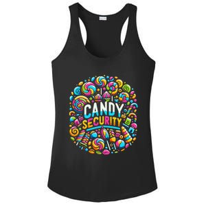 Candy Security Funny Candy Land Costume Candyland Party Ladies PosiCharge Competitor Racerback Tank