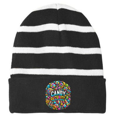 Candy Security Funny Candy Land Costume Candyland Party Striped Beanie with Solid Band