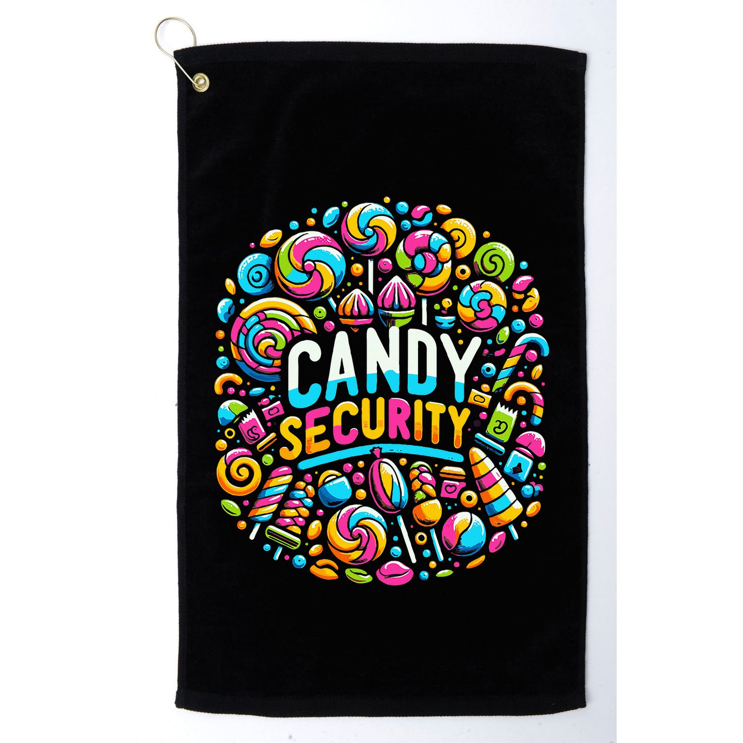 Candy Security Funny Candy Land Costume Candyland Party Golf Towel