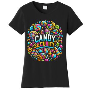 Candy Security Funny Candy Land Costume Candyland Party Women's T-Shirt