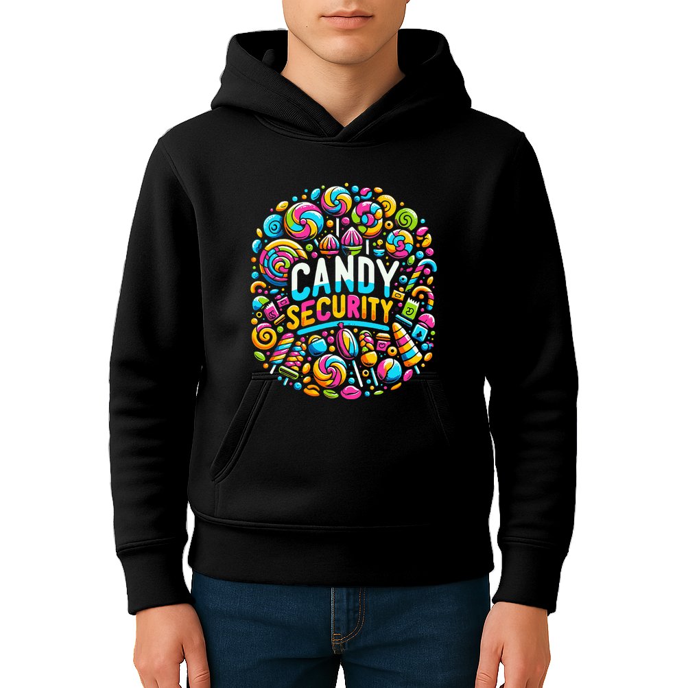 Candy Security Funny Candy Land Costume Candyland Party Kids Hoodie