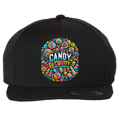 Candy Security Funny Candy Land Costume Candyland Party Wool Snapback Cap