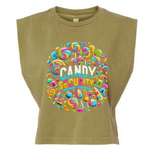 Candy Security Funny Candy Land Costume Candyland Party Garment-Dyed Women's Muscle Tee