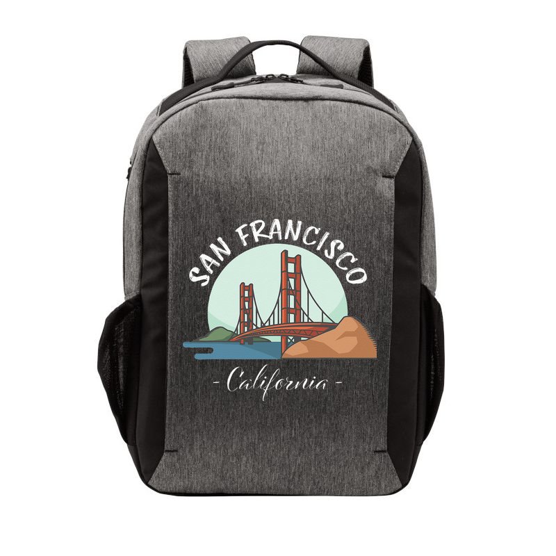California San Francisco Gift Golden Gate Bridge Souvenir Vector Backpack