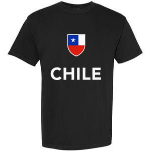 Chile Soccer Football Garment-Dyed Heavyweight T-Shirt