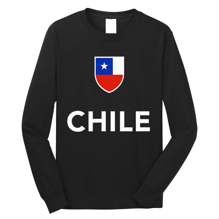 Chile Soccer Football Long Sleeve Shirt